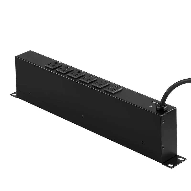 PDU Power Distribution Unit 1U 19 Inch For Server Rack Data Center Home Office 12 Outlets Integrated Switch Surge Protection Overload Protection 110-125V 15A Rack Mount Cabinet Hardware Black Metal Shell Case US Plug Cord
PDU Power Distribution Unit 1U 19 Inch For Server Rack Data Center Home Office 12 Outlets Integrated Switch Surge Protection Overload Protection 110-125V 15A Rack Mount Cabinet Hardware Black Metal Shell Case US Plug Cord