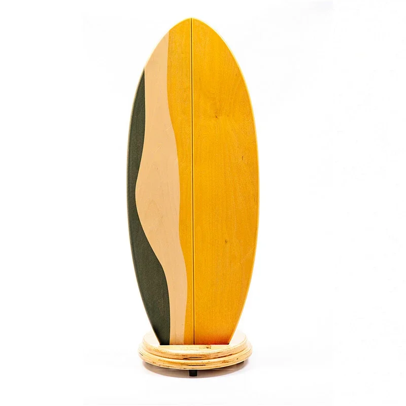 Surfing Fitness Balance Board, Wooden Fitness Board Skiing Yoga Training Core Tablet
Surfing Fitness Balance Board, Wooden Fitness Board Skiing Yoga Training Core Tablet
