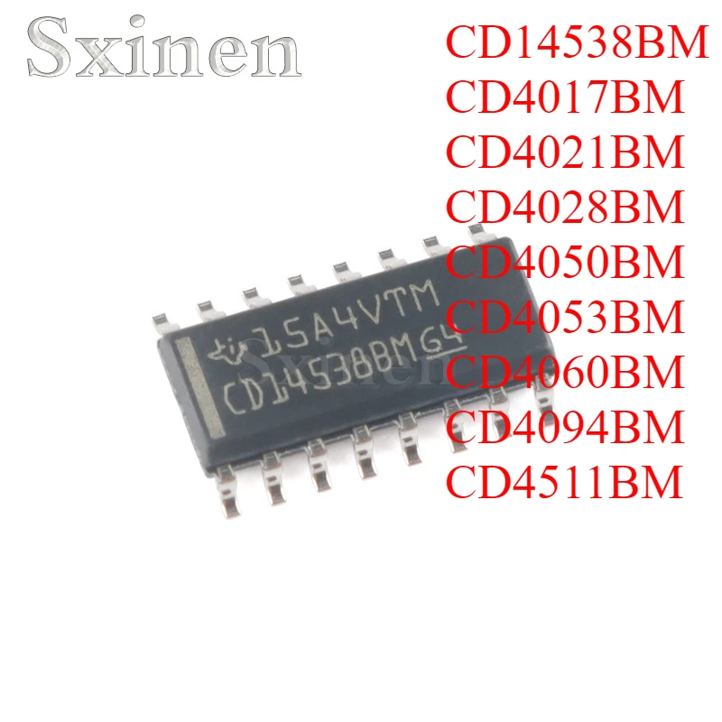 10PCS/LOT CD14538BM CD4017BM CD4021BM CD4028BM CD4050BM CD4053BM CD4060BM CD4094BM CD4511BM
10PCS/LOT CD14538BM CD4017BM CD4021BM CD4028BM CD4050BM CD4053BM CD4060BM CD4094BM CD4511BM