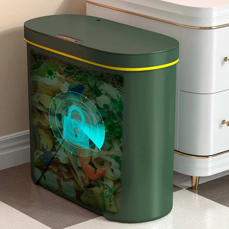 Automatic Rack Office Trash Can Holder Recycling Toilet Dustbin Bathroom Smart Bin Kitchen Garbage Cubo De Basura Living Room
Automatic Rack Office Trash Can Holder Recycling Toilet Dustbin Bathroom Smart Bin Kitchen Garbage Cubo De Basura Living Room