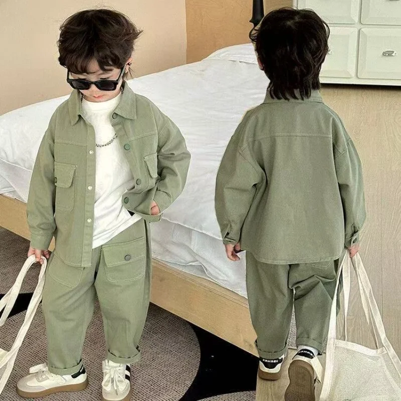 Костюм для мальчиков: пиджак + брюки, хлопок, 2 предмета/комплект, весна-осень 2026, спортивный комплект, детская модная одежда
Костюм для мальчиков: пиджак + брюки, хлопок, 2 предмета/комплект, весна-осень 2026, спортивный комплект, детская модная одежда