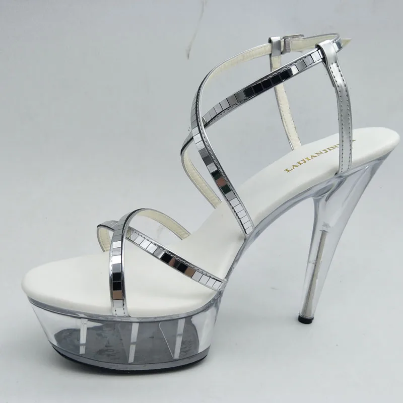 LAIJIANJINXIA New 15CM/6inches PU Upper Model Sexy Exotic High Heel Platform Party Women Sandals Pole Dance Shoes K146
LAIJIANJINXIA New 15CM/6inches PU Upper Model Sexy Exotic High Heel Platform Party Women Sandals Pole Dance Shoes K146