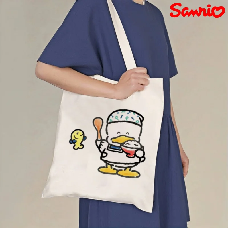 1pc Sanrio Pekkle Chef Print Canvas Tote, Reusable Casual Shoulder Shopper
1pc Sanrio Pekkle Chef Print Canvas Tote, Reusable Casual Shoulder Shopper