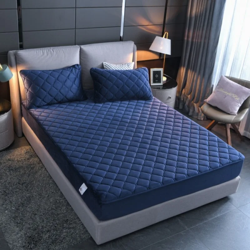 2025 Thickened cotton padded warm crystal fleece bed sheet flannel and cotton bed cover mattress protective cover
2025 Thickened cotton padded warm crystal fleece bed sheet flannel and cotton bed cover mattress protective cover