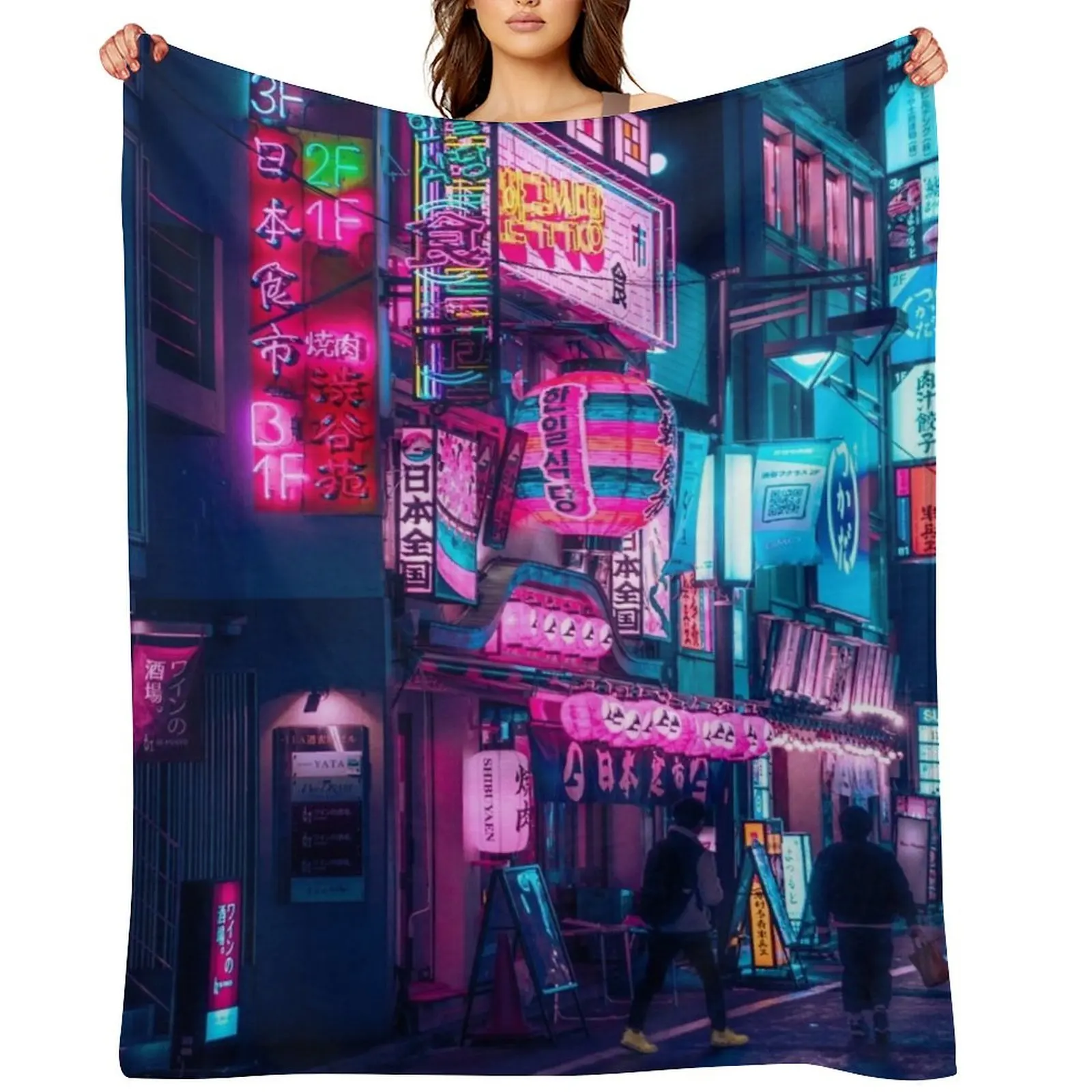 Only the rain Downtown Tokyo Throw Blanket Plaid on the sofa Quilt Hairy Bed covers Blankets
Only the rain Downtown Tokyo Throw Blanket Plaid on the sofa Quilt Hairy Bed covers Blankets