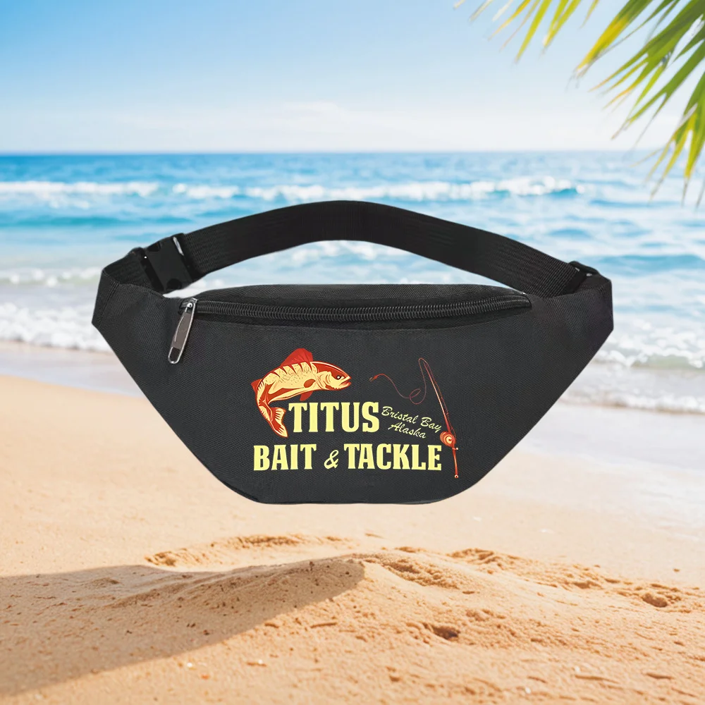 Titus Bait & Tackle Bristol Bay Alaska Fishing Sporty Waist Backpack Crossbody Chest Bag Street Casual Fashionable Simple Unique
Titus Bait & Tackle Bristol Bay Alaska Fishing Sporty Waist Backpack Crossbody Chest Bag Street Casual Fashionable Simple Unique