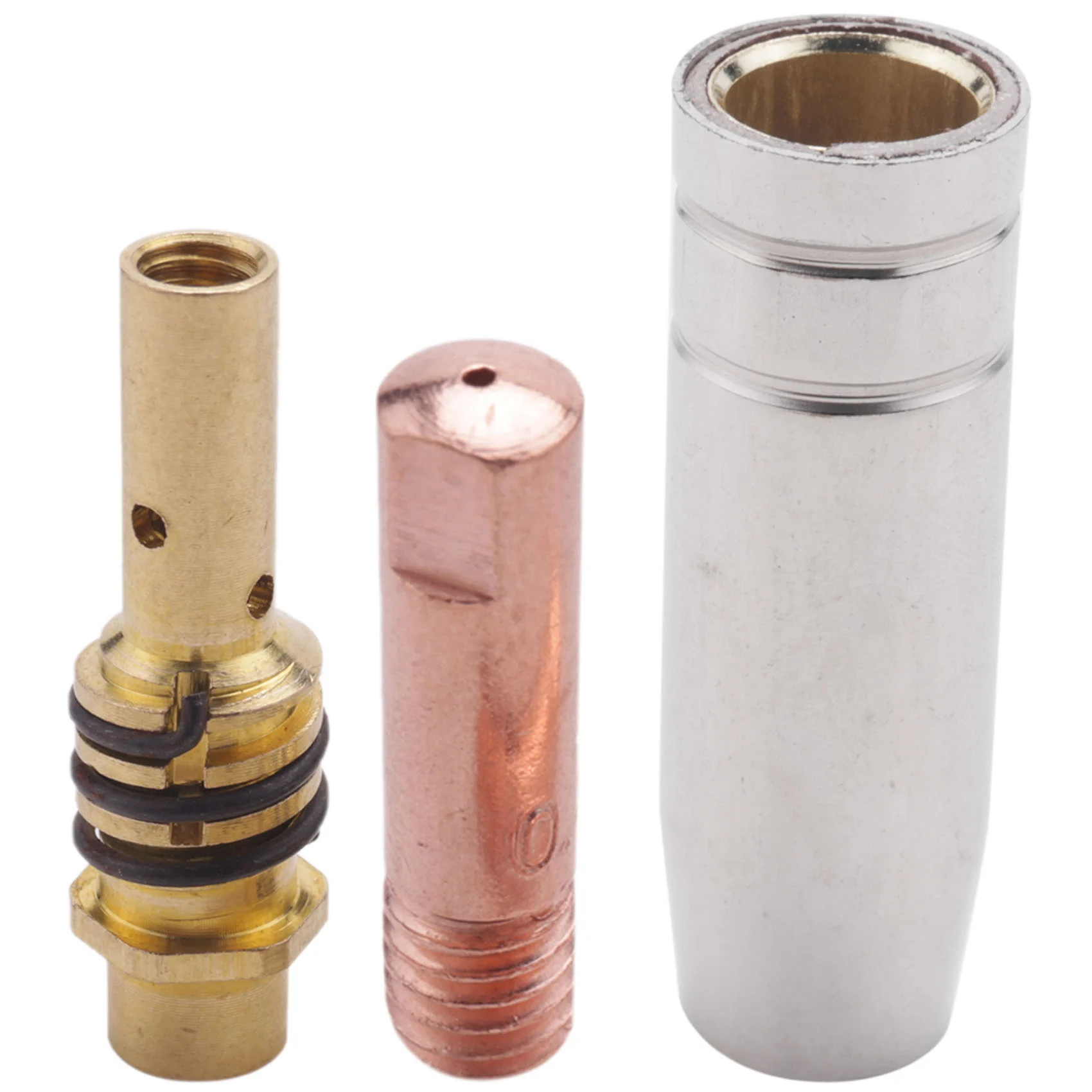 AT29-Mig Welding Nozzles For Welding Machine 16 Pcs Gold Tip Contact Tips For Mig Welding Machine - 0.8Mm
AT29-Mig Welding Nozzles For Welding Machine 16 Pcs Gold Tip Contact Tips For Mig Welding Machine - 0.8Mm