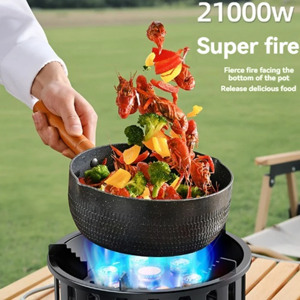 Outdoor Hiking Gas Stove,Camping Picnic BBQ Burner Portable Windproof Electronic Ignition Stoves,21000W
Outdoor Hiking Gas Stove,Camping Picnic BBQ Burner Portable Windproof Electronic Ignition Stoves,21000W