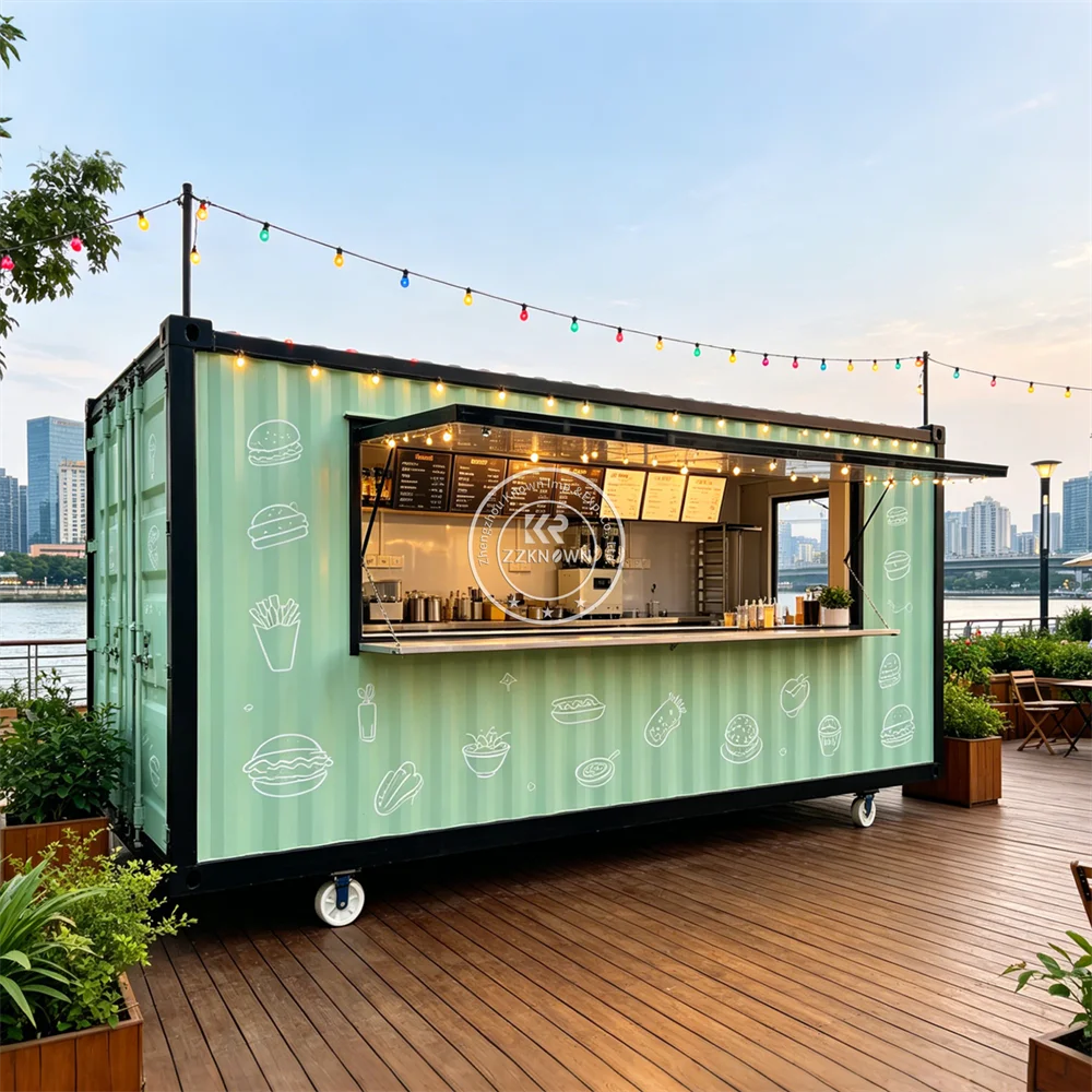 Premium Mobile Container Bar Fast Food Trailer Outdoor Street Food Shop Container Restaurant Fully Equipped
Premium Mobile Container Bar Fast Food Trailer Outdoor Street Food Shop Container Restaurant Fully Equipped