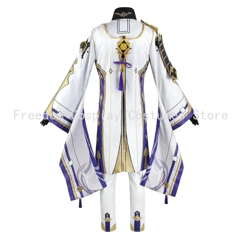 Genshin Impact Kamisato Ayato Costume Anime Wig Uniform Full Set Halloween Party for Men Game Cosplay Costumesx;2'a,6.h;8'v,
Genshin Impact Kamisato Ayato Costume Anime Wig Uniform Full Set Halloween Party for Men Game Cosplay Costumesx;2'a,6.h;8'v,