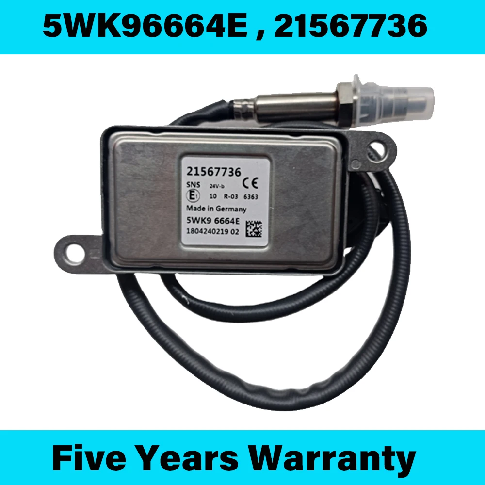 NEW 21567736 5WK96664E 24V Nitrogen Oxides Sensor For VOLVOO RENAULT EURO5 TRUCKS #21244501 21567736 22219283 5WK96664E
NEW 21567736 5WK96664E 24V Nitrogen Oxides Sensor For VOLVOO RENAULT EURO5 TRUCKS #21244501 21567736 22219283 5WK96664E
