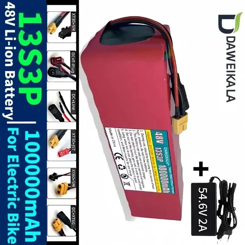 new type#T 48V 13S3P 100000mAh Lithium ion Battery 1000W ,100Ah Lithium Ion Battery Pack For 54.6v Motorized Scooter BMS
new type#T 48V 13S3P 100000mAh Lithium ion Battery 1000W ,100Ah Lithium Ion Battery Pack For 54.6v Motorized Scooter BMS