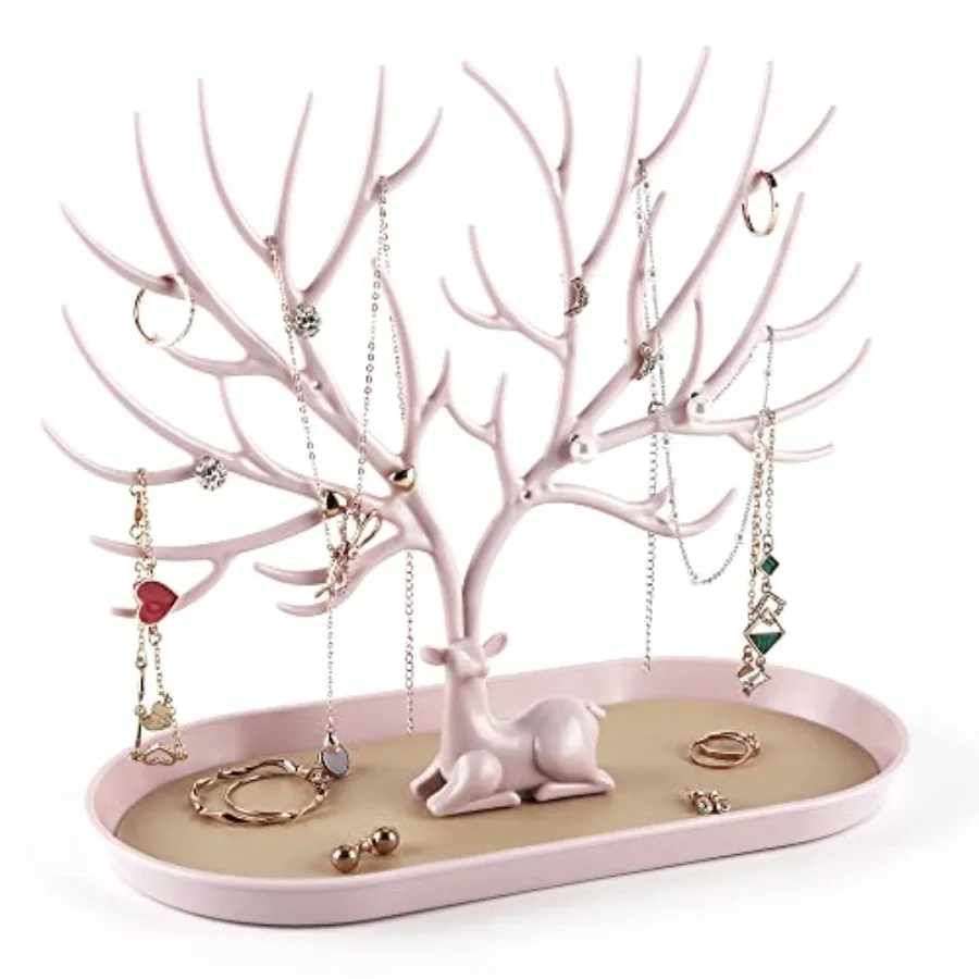 Antlers Jewelry Display Stand, Tree Tower Rack Hanging Organizer for Ring Earrings Necklace Bracelet
Antlers Jewelry Display Stand, Tree Tower Rack Hanging Organizer for Ring Earrings Necklace Bracelet