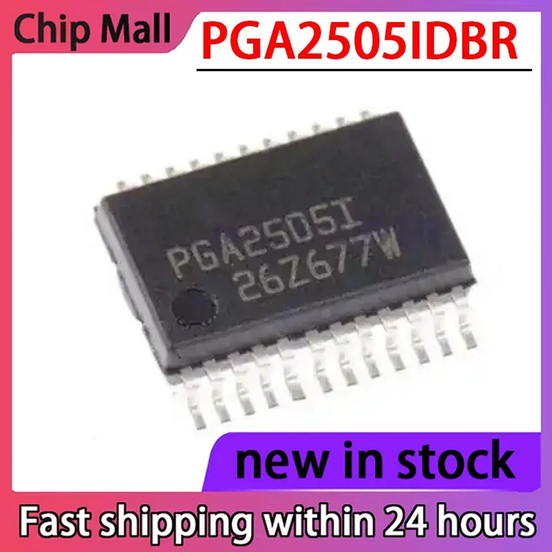 2PCS New PGA2505IDBR Silk Screen PGA2505I Audio Amplifier Chip Packaging SSOP24
2PCS New PGA2505IDBR Silk Screen PGA2505I Audio Amplifier Chip Packaging SSOP24
