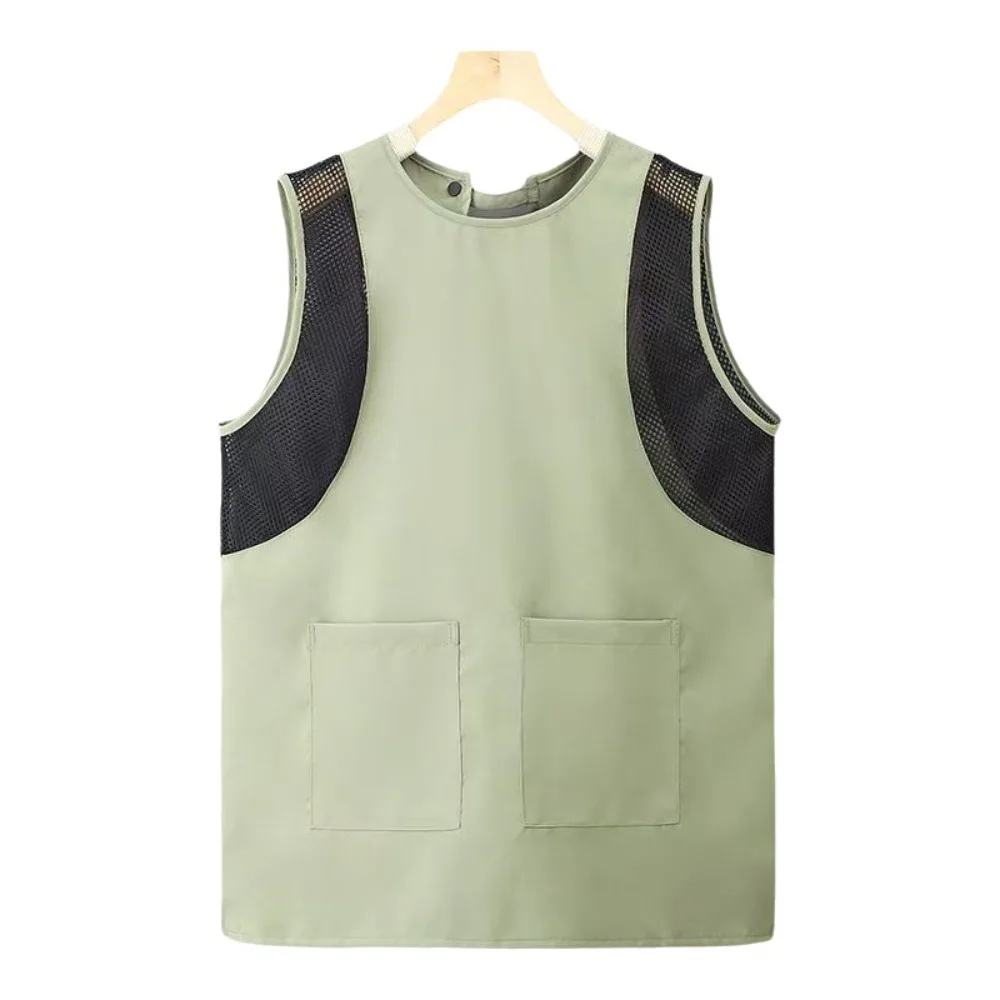 Durable Oil-proof Waterproof Apron Trendy Style Adjustable Baking Apron with Pockets Comfortable Sleeveless Apron Kitchen Use
Durable Oil-proof Waterproof Apron Trendy Style Adjustable Baking Apron with Pockets Comfortable Sleeveless Apron Kitchen Use