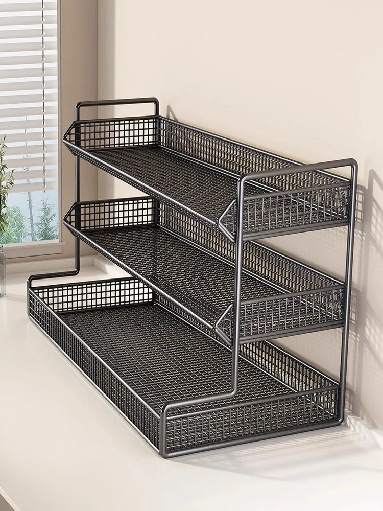 Living Room Tabletop Organizer Rack Snack Storage Shelf Multi-Layer Cup Holder Iron Material No Installation Required
Living Room Tabletop Organizer Rack Snack Storage Shelf Multi-Layer Cup Holder Iron Material No Installation Required
