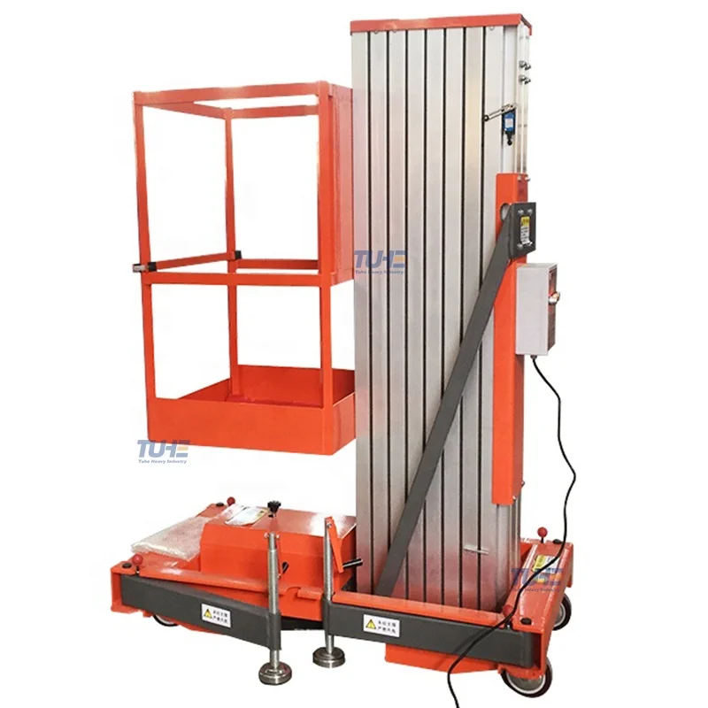 Factory Direct Single Mast Aluminum Alloy Lift 10m Max Height 120kg Load Maintenance Work Single Mast Lift
Factory Direct Single Mast Aluminum Alloy Lift 10m Max Height 120kg Load Maintenance Work Single Mast Lift