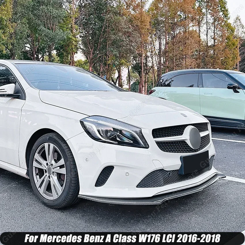 For Mercedes Benz A Class W176 LCI 2016-2018 Front Bumper Lip Chin Guard Trim Styling Modified Body Kit Diffuser Accessories
For Mercedes Benz A Class W176 LCI 2016-2018 Front Bumper Lip Chin Guard Trim Styling Modified Body Kit Diffuser Accessories