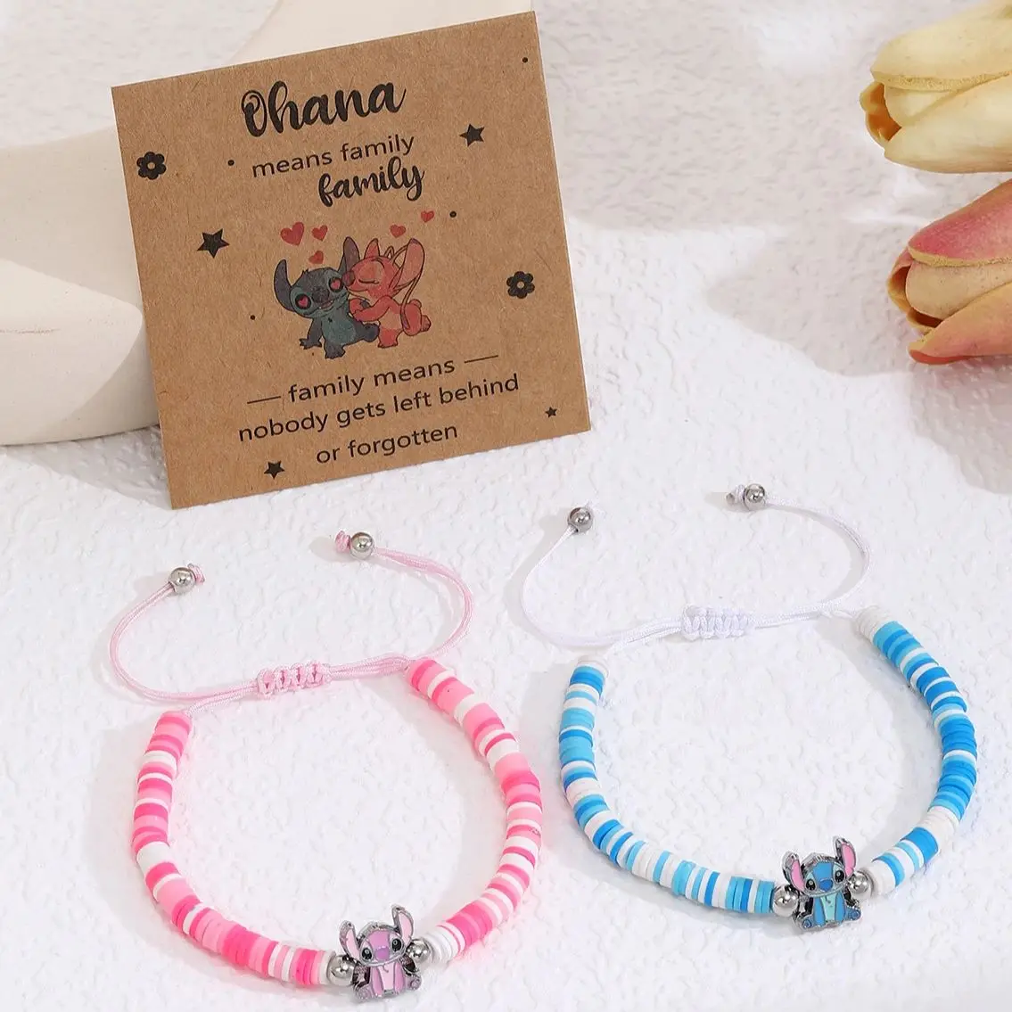 New Stitch Charm Bracelets GirlsCartoonLilo & Stitch Anime Lovely FigureHandmade Stretch Hand Rope Jewelry For Womenkids Gifts
New Stitch Charm Bracelets GirlsCartoonLilo & Stitch Anime Lovely FigureHandmade Stretch Hand Rope Jewelry For Womenkids Gifts