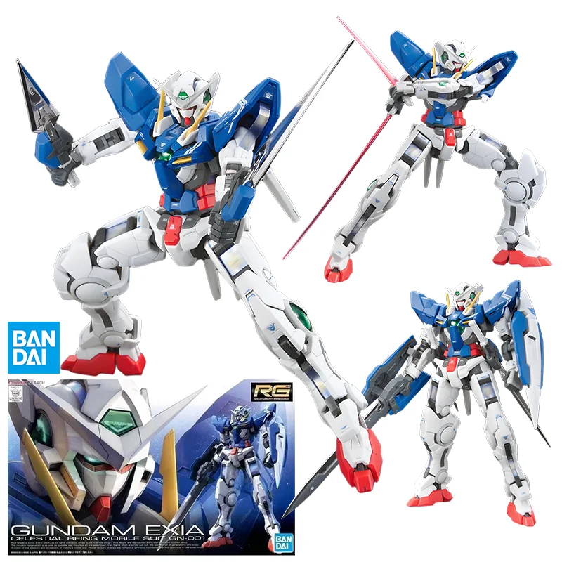 Bandai оригинальная фигурка RG GN-001 GUNDAM EXIA в сборе, модель игрушки, Коллекционная модель, украшения, подарки для детей
Bandai оригинальная фигурка RG GN-001 GUNDAM EXIA в сборе, модель игрушки, Коллекционная модель, украшения, подарки для детей