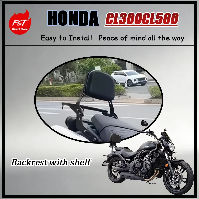For honda CL300 CL500 Aluminum Alloy Rear Backrest Comfortable Back Pad Kit with Luggage Rack Tail Rack for Motorcycle
For honda CL300 CL500 Aluminum Alloy Rear Backrest Comfortable Back Pad Kit with Luggage Rack Tail Rack for Motorcycle