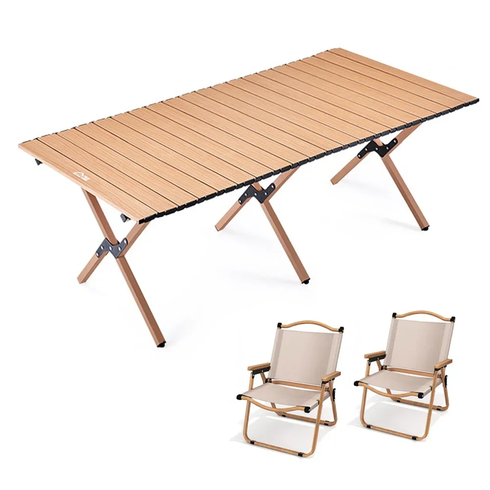 Folding Table Chair Carbon Steel Carbon Steel Egg Roll Portable Beach Table Outdoor Camping Chair Wood Grain Tourist Lunch Table
Folding Table Chair Carbon Steel Carbon Steel Egg Roll Portable Beach Table Outdoor Camping Chair Wood Grain Tourist Lunch Table