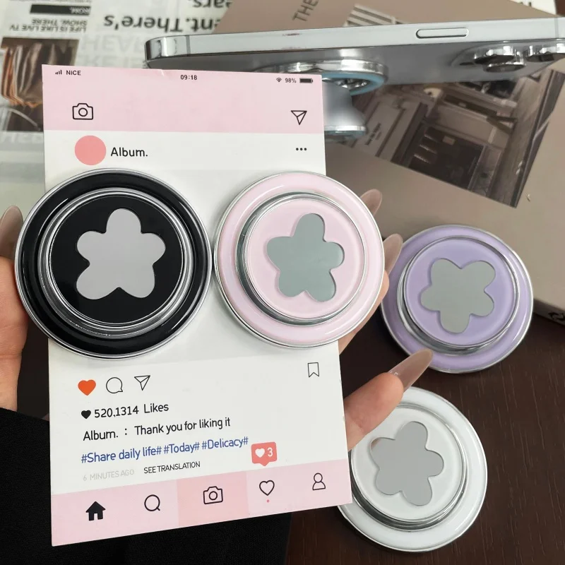 NEW Cute Korean Makeup Mirror with Flower Designed Griptok Magnetic Support and Phone Ring Compatible with Magsafe IPhone 17
NEW Cute Korean Makeup Mirror with Flower Designed Griptok Magnetic Support and Phone Ring Compatible with Magsafe IPhone 17