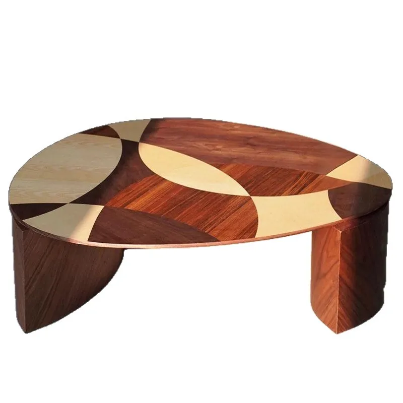 Medieval wabi sandy wind handmade parquet solid wood coffee table combination living room home simple art creative oval
Medieval wabi sandy wind handmade parquet solid wood coffee table combination living room home simple art creative oval