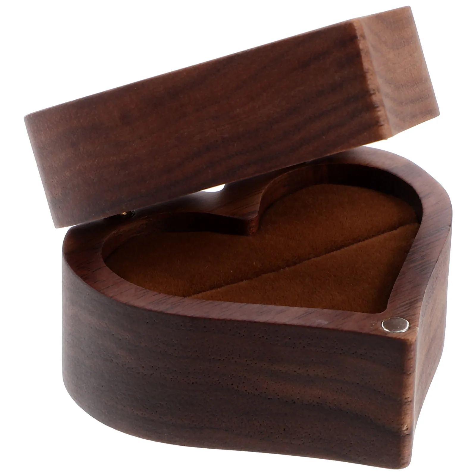 Heart Shaped Ring Box Wooden Jewelry Storage Proposal Case Desktop Organizer Safe Durable Practical Design Black Walnut Velvet
Heart Shaped Ring Box Wooden Jewelry Storage Proposal Case Desktop Organizer Safe Durable Practical Design Black Walnut Velvet