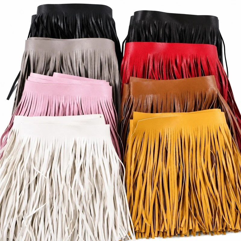 2M 10/15/20/25/30cm PU Leather Tassel Fringe Dress Lace Trim Ribbon Jacket Clothes Curtain Decor Trimming DIY Sewing Accessories
2M 10/15/20/25/30cm PU Leather Tassel Fringe Dress Lace Trim Ribbon Jacket Clothes Curtain Decor Trimming DIY Sewing Accessories