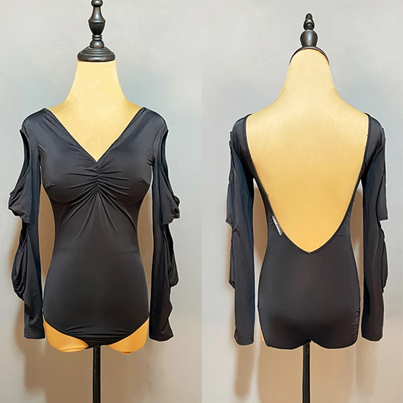 Hollow Out Long Sleeve Latin Dance Tops Sexy Backless ChaCha Samba Practice Clothes Tango Ballroom Performance Bodysuit DL10931
Hollow Out Long Sleeve Latin Dance Tops Sexy Backless ChaCha Samba Practice Clothes Tango Ballroom Performance Bodysuit DL10931