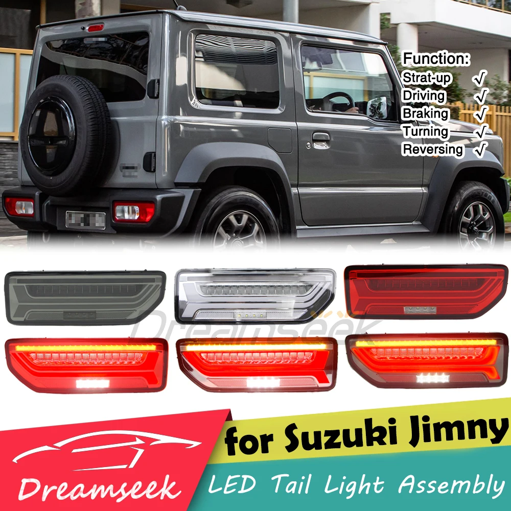 LED Rear Bumper Tail Light Assembly For Suzuki Jimny JB64W / JB74W 2019+ Reflector Brake Reverse Lamp With Dynamic Turn Signal
LED Rear Bumper Tail Light Assembly For Suzuki Jimny JB64W / JB74W 2019+ Reflector Brake Reverse Lamp With Dynamic Turn Signal