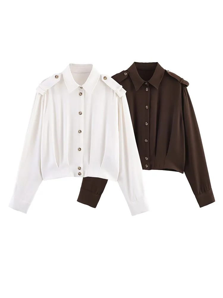 Женская модная универсальная рубашка HH с декоративными лентами на плечах, повседневная однобортная рубашка с длинным рукавом в уличном стиле для женщин
Женская модная универсальная рубашка HH с декоративными лентами на плечах, повседневная однобортная рубашка с длинным рукавом в уличном стиле для женщин