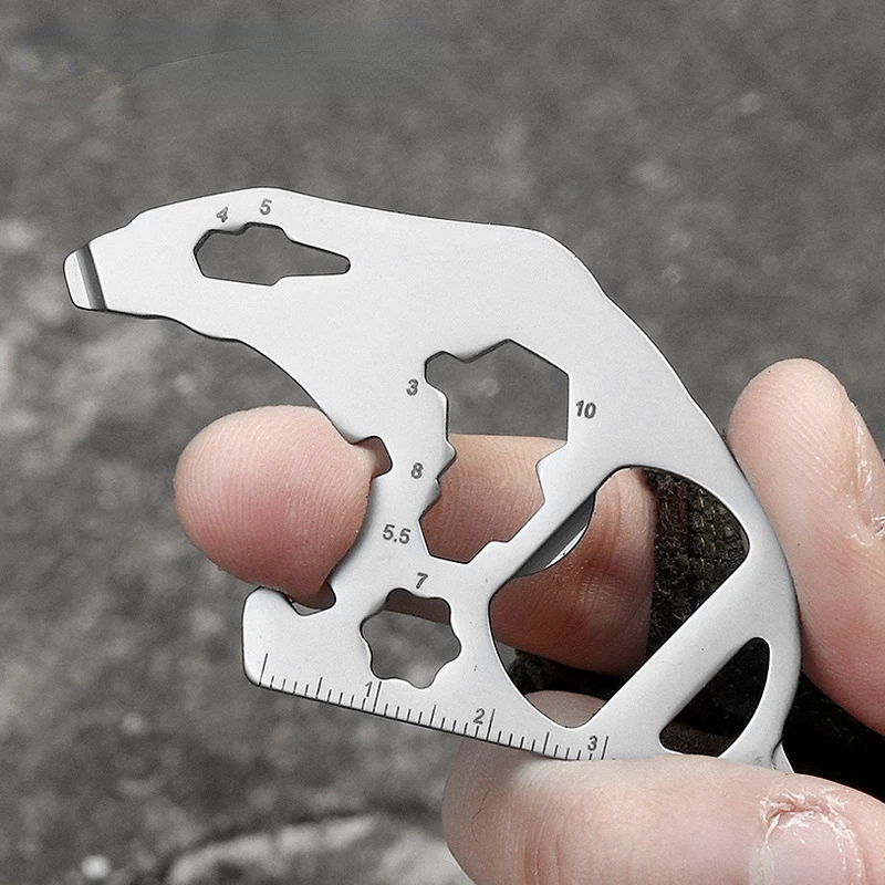 1 Pack Stainless Steel Bear EDC Tool Card Opener Wrench Screwdriver Key Ring Keychain Key Pendant Outdoor Multifunctional Tool
1 Pack Stainless Steel Bear EDC Tool Card Opener Wrench Screwdriver Key Ring Keychain Key Pendant Outdoor Multifunctional Tool