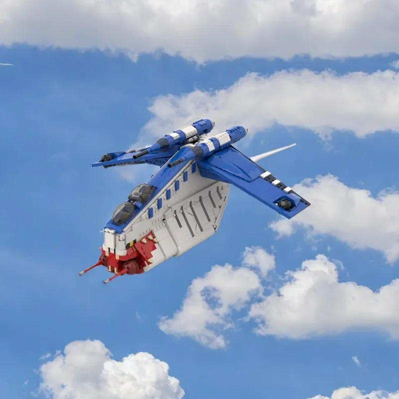 1630-Piece Republic Gunship Model, Double Doors Design, Accommodates Up To 17 Soldiers, Perfect For Battle Scene Recreation
1630-Piece Republic Gunship Model, Double Doors Design, Accommodates Up To 17 Soldiers, Perfect For Battle Scene Recreation