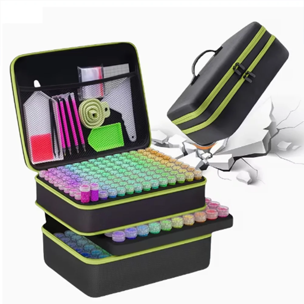 2026 NEW Diamond Painting Storage Bag, Bead Storage Boxes for Diamond Painting Accessories and Tools, 240/60/30 Round Bottles
2026 NEW Diamond Painting Storage Bag, Bead Storage Boxes for Diamond Painting Accessories and Tools, 240/60/30 Round Bottles