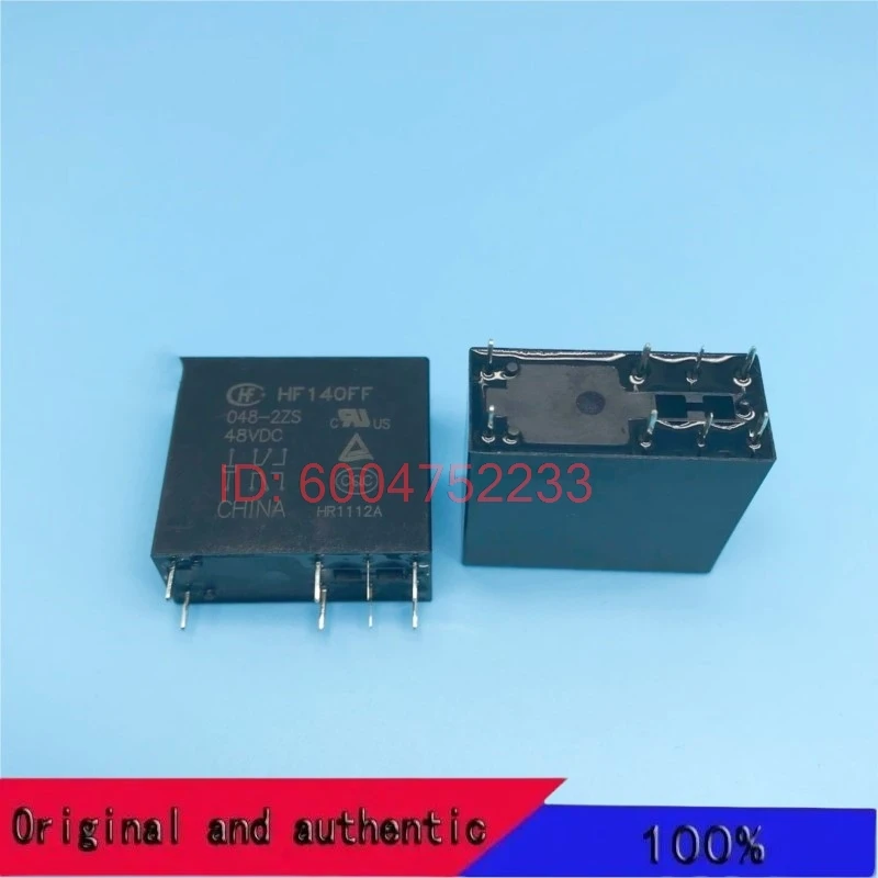HF140FF-048-2ZS 48VDC Two group conversion 8-pin 10A250VAC Hongfa relay JZX-140F
HF140FF-048-2ZS 48VDC Two group conversion 8-pin 10A250VAC Hongfa relay JZX-140F