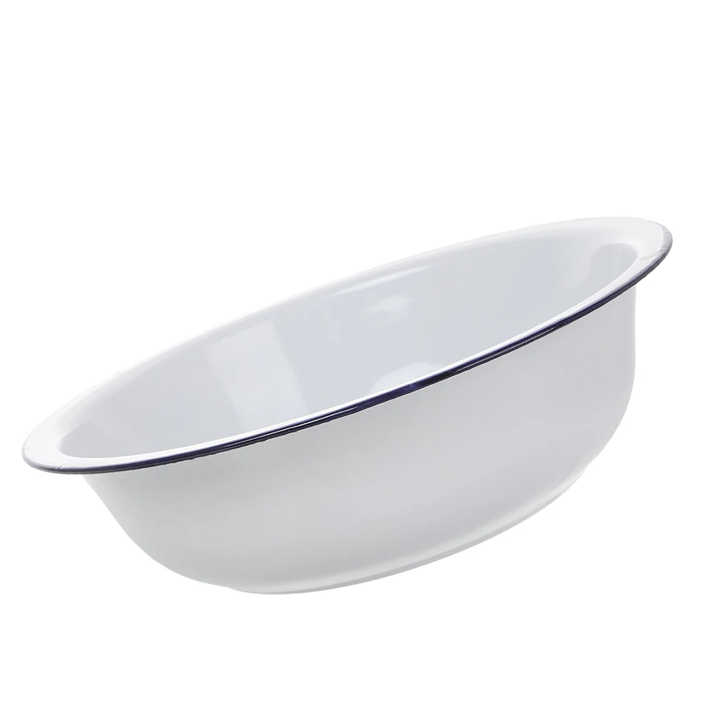 Enamel Basin Capacity Mixing Bowl Thickened Durable Retro Kitchen Use Pure White Color Bread Enamel Pasta Bowl Vintage
Enamel Basin Capacity Mixing Bowl Thickened Durable Retro Kitchen Use Pure White Color Bread Enamel Pasta Bowl Vintage