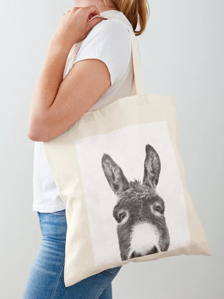 Peeking Donkey Tote Bag Canvas shoulder bag Eco bag tote
Peeking Donkey Tote Bag Canvas shoulder bag Eco bag tote