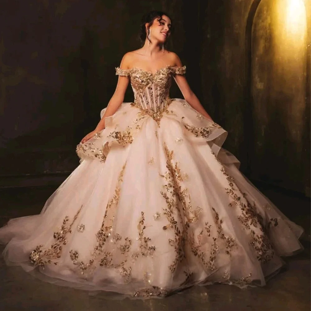 Пышное платье Charro Quinceanera, бальное платье с открытыми плечами и аппликациями, мексиканские милые платья 16, 15 Anos по индивидуальному заказу
Пышное платье Charro Quinceanera, бальное платье с открытыми плечами и аппликациями, мексиканские милые платья 16, 15 Anos по индивидуальному заказу