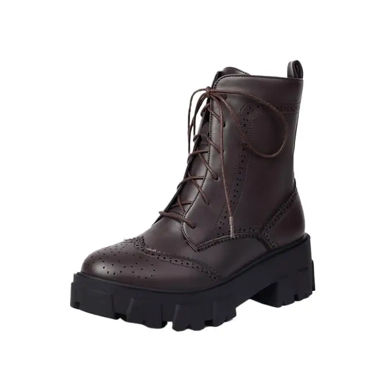 ASILETO 2024 Mortorcycle Ankle Boots Round Toe 5cm Heels Lace Up Big Size 43 44 US13 Fashion Black
ASILETO 2024 Mortorcycle Ankle Boots Round Toe 5cm Heels Lace Up Big Size 43 44 US13 Fashion Black