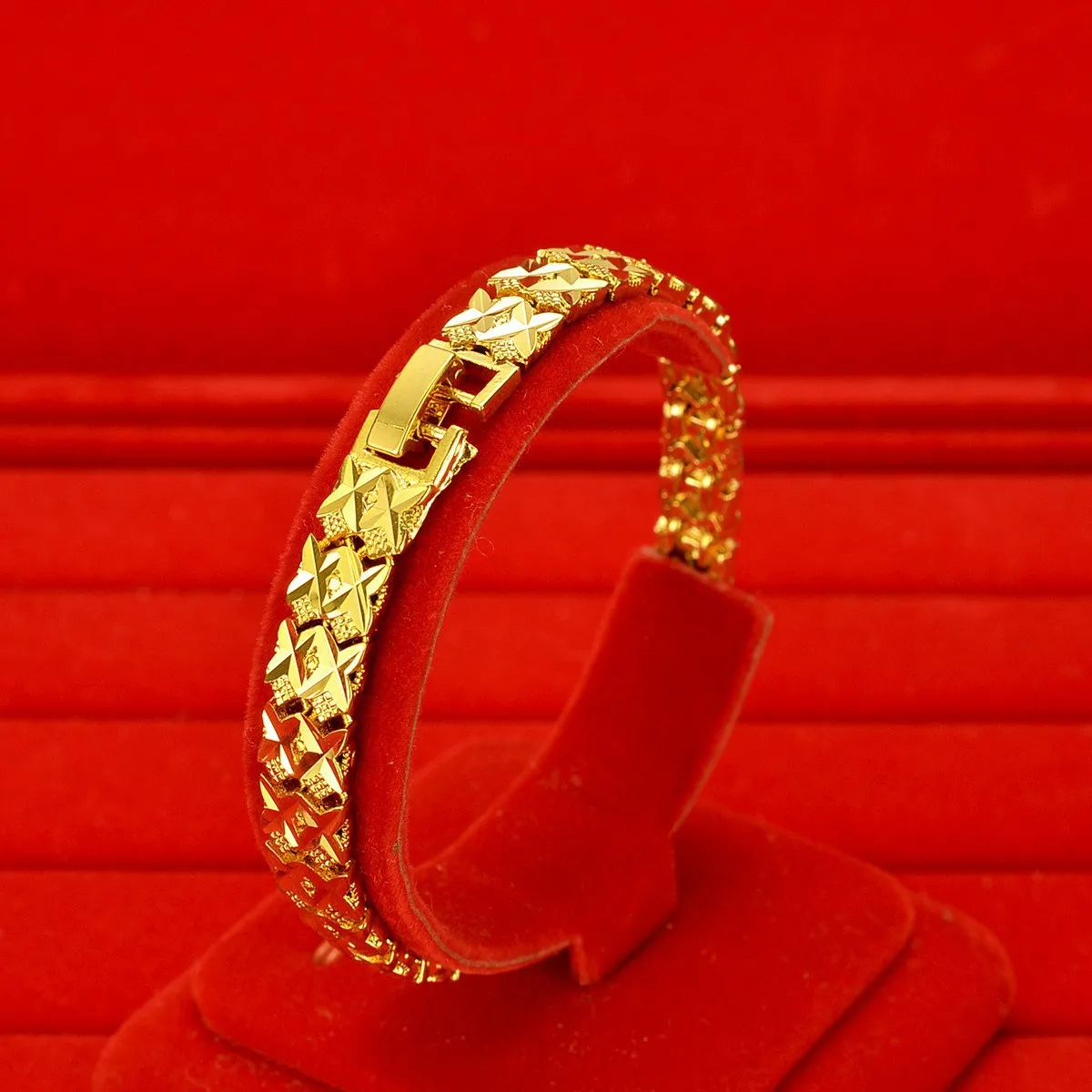 Boutique AU999 Gold Bracelet Personalized Women's Jewelry Lucky Grass 24K Real Gold Wrist Chain Race Style Real Gold Bracelet
Boutique AU999 Gold Bracelet Personalized Women's Jewelry Lucky Grass 24K Real Gold Wrist Chain Race Style Real Gold Bracelet