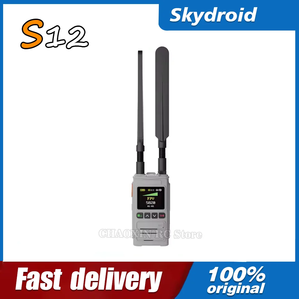 Skydroid S12-8G Drone Detector 0-8GHz 3km-5km Range with 6000mAh Battery Support Russian English Handheld Drone Alarms
Skydroid S12-8G Drone Detector 0-8GHz 3km-5km Range with 6000mAh Battery Support Russian English Handheld Drone Alarms