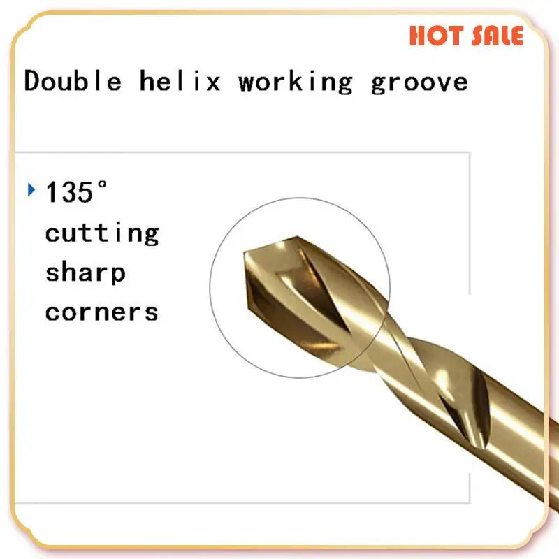 ABFA 5% Cobalt Hex Shank Metric Drill Bits Set (1.5Mm-6.5Mm/13Pcs) Suitable For Stainless Steel, Cast Iron, Hard Metal
ABFA 5% Cobalt Hex Shank Metric Drill Bits Set (1.5Mm-6.5Mm/13Pcs) Suitable For Stainless Steel, Cast Iron, Hard Metal