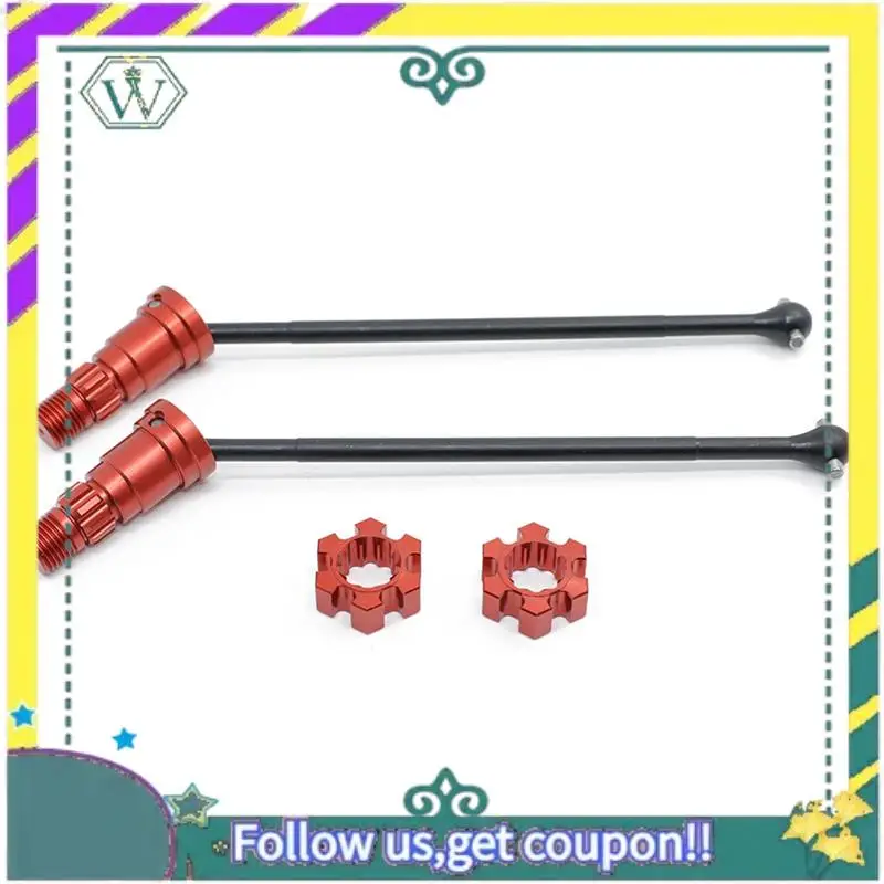 (New) 2Pcs Metal Front Rear Drive Shaft CVD For Traxxas X-Maxx XMAXX 6S 8S 1/5 RC For Monster Truck Upgrade Parts Accessories
(New) 2Pcs Metal Front Rear Drive Shaft CVD For Traxxas X-Maxx XMAXX 6S 8S 1/5 RC For Monster Truck Upgrade Parts Accessories