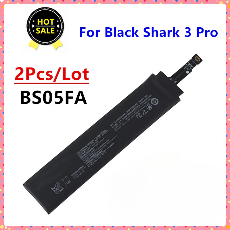 2 Pcs New Battery BS05FA for Xiaomi Black Shark 3 Pro 3Pro Mobile Phone Battery 2500mAh High Quality Bateria Fast Shipping
2 Pcs New Battery BS05FA for Xiaomi Black Shark 3 Pro 3Pro Mobile Phone Battery 2500mAh High Quality Bateria Fast Shipping