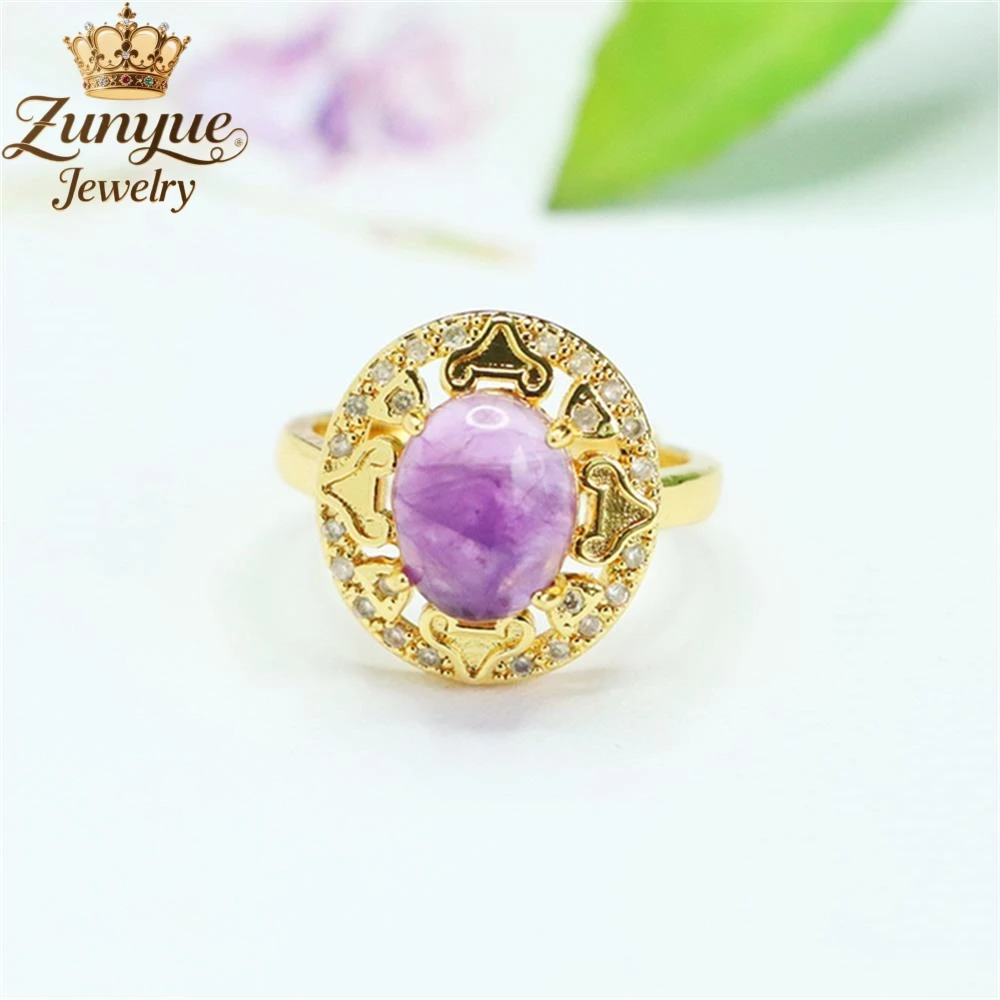Natural Amethyst Diamond-Set Hollow-Out Ring Luxury Quality Fashion Fine Jewelry Exquisite Popular Elegant Charms Young Gift
Natural Amethyst Diamond-Set Hollow-Out Ring Luxury Quality Fashion Fine Jewelry Exquisite Popular Elegant Charms Young Gift