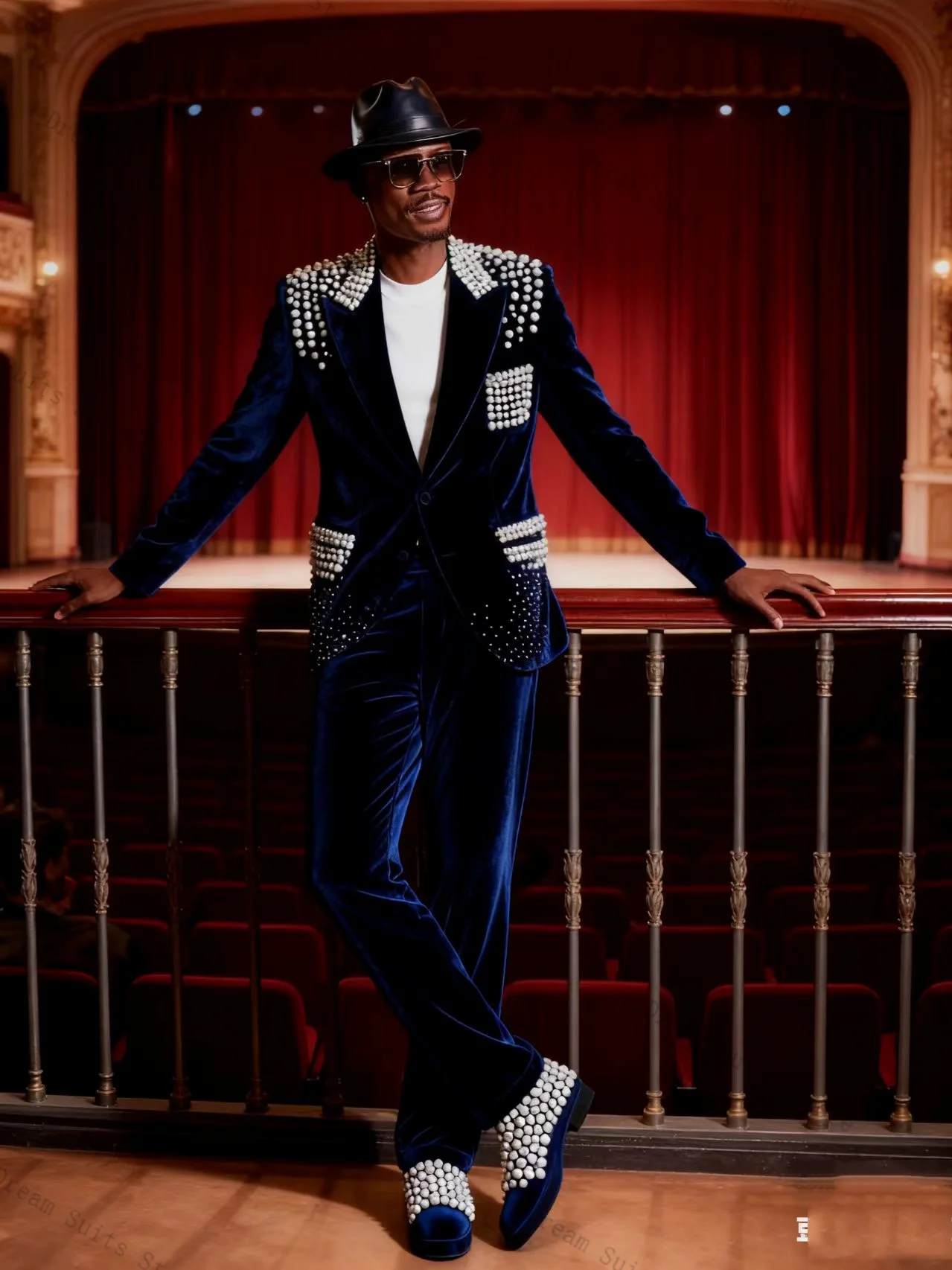 Pearls Men Suit Set 2 Piece Velvet Blazer+Pants Trousers Autumn Customized Formal Office Jacket Wedding Tuxedos Prom Coat
Pearls Men Suit Set 2 Piece Velvet Blazer+Pants Trousers Autumn Customized Formal Office Jacket Wedding Tuxedos Prom Coat