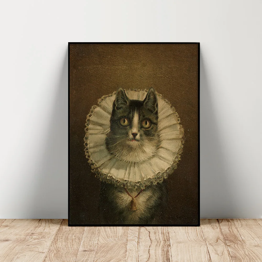 Frederick Dielman Print Art Poster The Widow Canvas Painting Cat Portrait Animal Wall Stickers Decor
Frederick Dielman Print Art Poster The Widow Canvas Painting Cat Portrait Animal Wall Stickers Decor