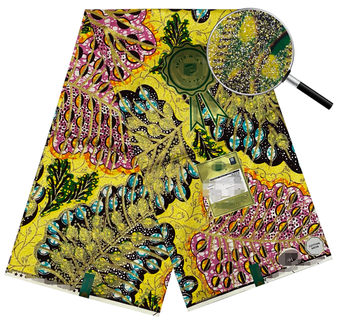 New Nigerian African Wax Fabrics Cotton Print Wrap Batik Ankara High Quality Original Pagne Veritable Super Golden Material
New Nigerian African Wax Fabrics Cotton Print Wrap Batik Ankara High Quality Original Pagne Veritable Super Golden Material
